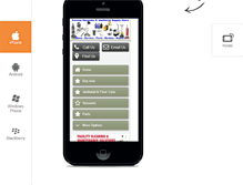 Tablet Screenshot of coronavacuums.com